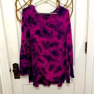 Calvin Klein tie dye long sleeve T-shirt